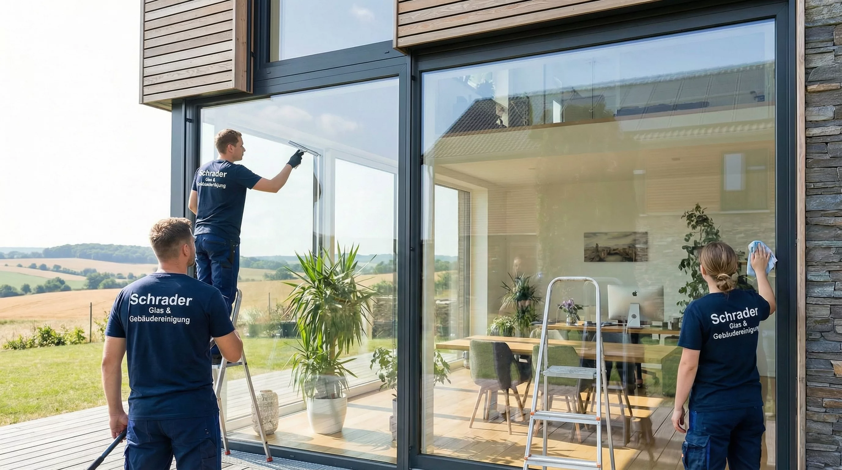 Fensterreinigung Hohe Börde günstig – professionelle Glasreinigung im Einfamilienhaus