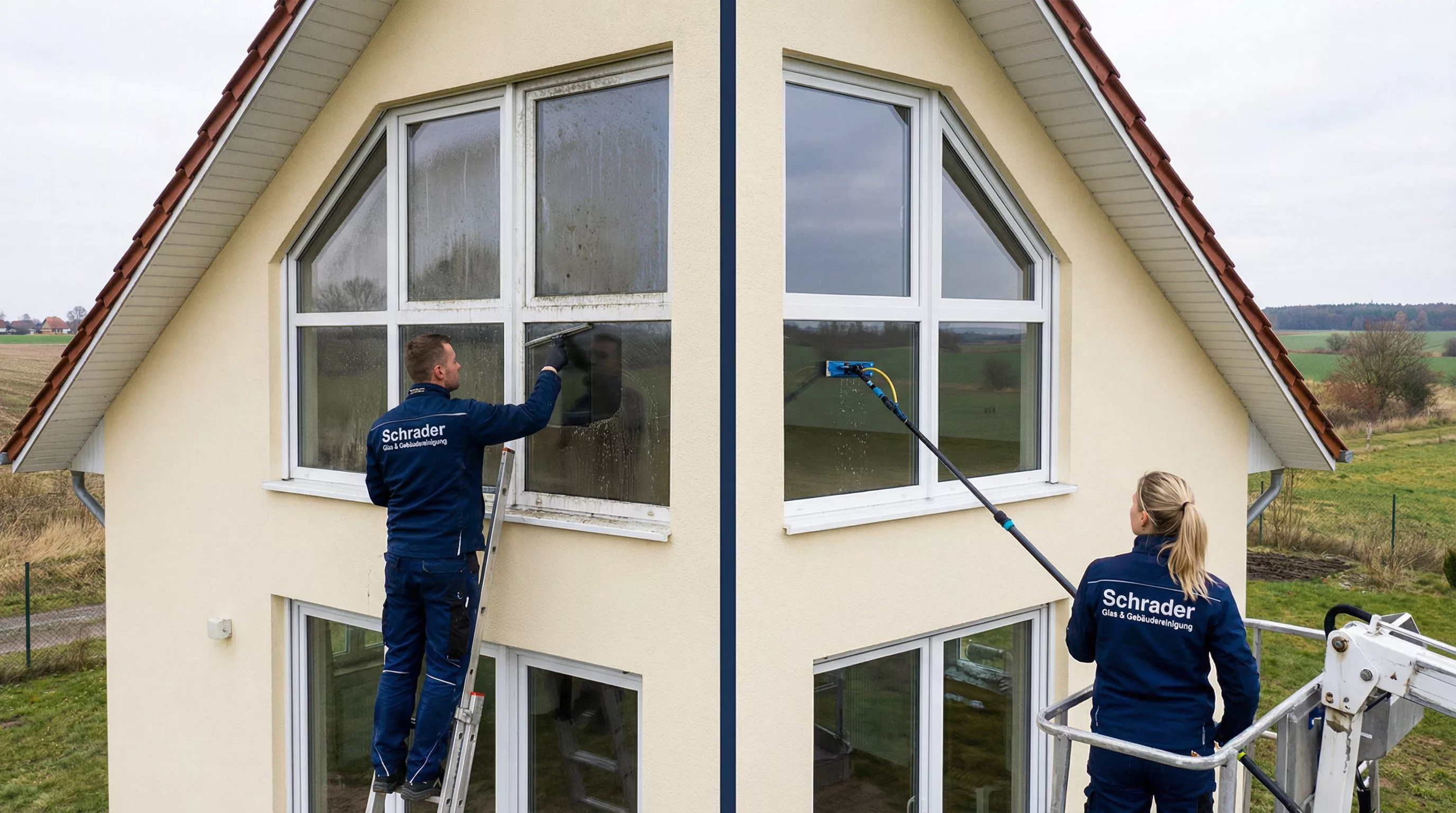 Fensterreinigung Hohe Börde günstig – streifenfreie Glasreinigung im Eigenheim