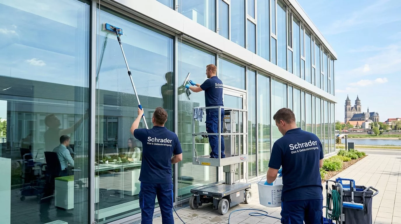 Fensterreinigung Magdeburg Kosten – professioneller Fensterputzer reinigt Gewerbegläser in Magdeburg Fensterreinigung Magdeburg Kosten – professioneller Fensterputzer reinigt Gewerbegläser in Magdeburg