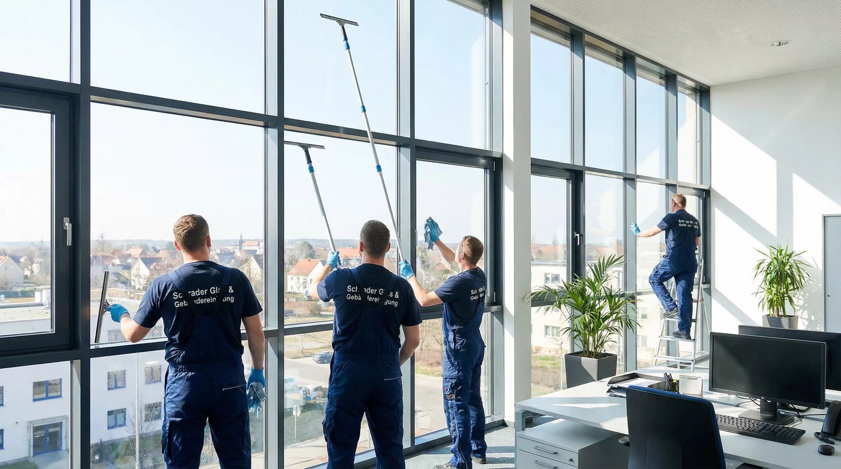 Fensterreinigung Hermsdorf Hohe B&ouml;rde &ndash; Profi reinigt Fenster streifenfrei