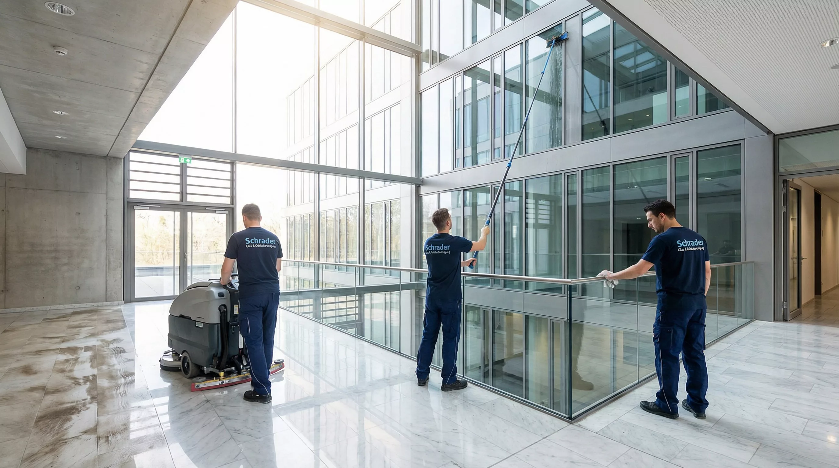 Schrader Glas & Gebäudereinigung – professionelle Gebäudereinigung Magdeburg durch erfahrenes Reinigungsteam